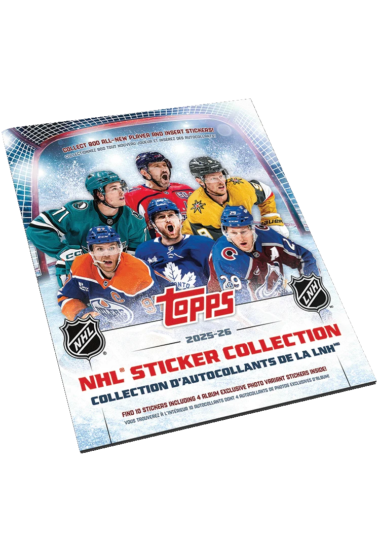 2025-26 Topps NHL Sticker Collection Album