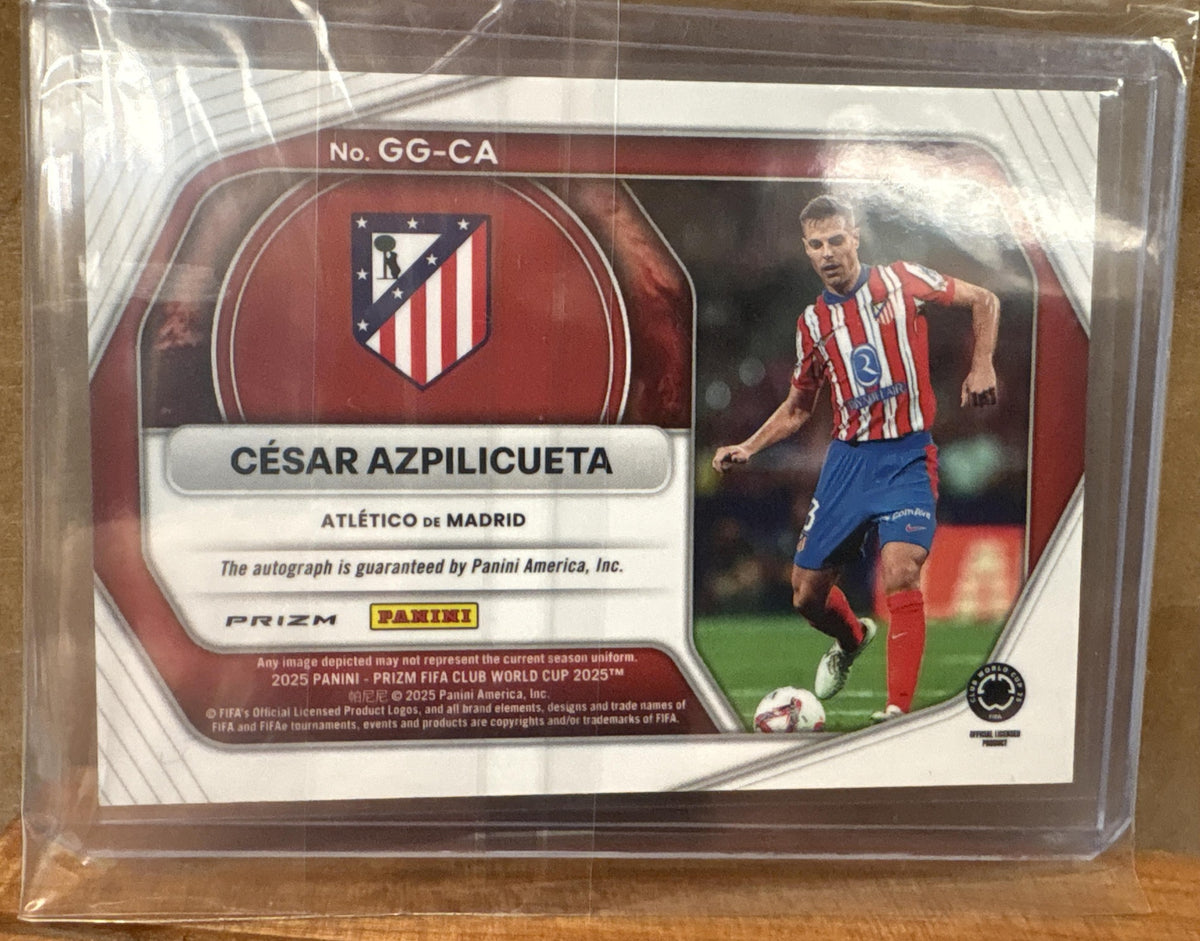 2025 Panini Prizm FIFA World Cup Cesar Azpilicueta #GG-CA Global Graphs Auto