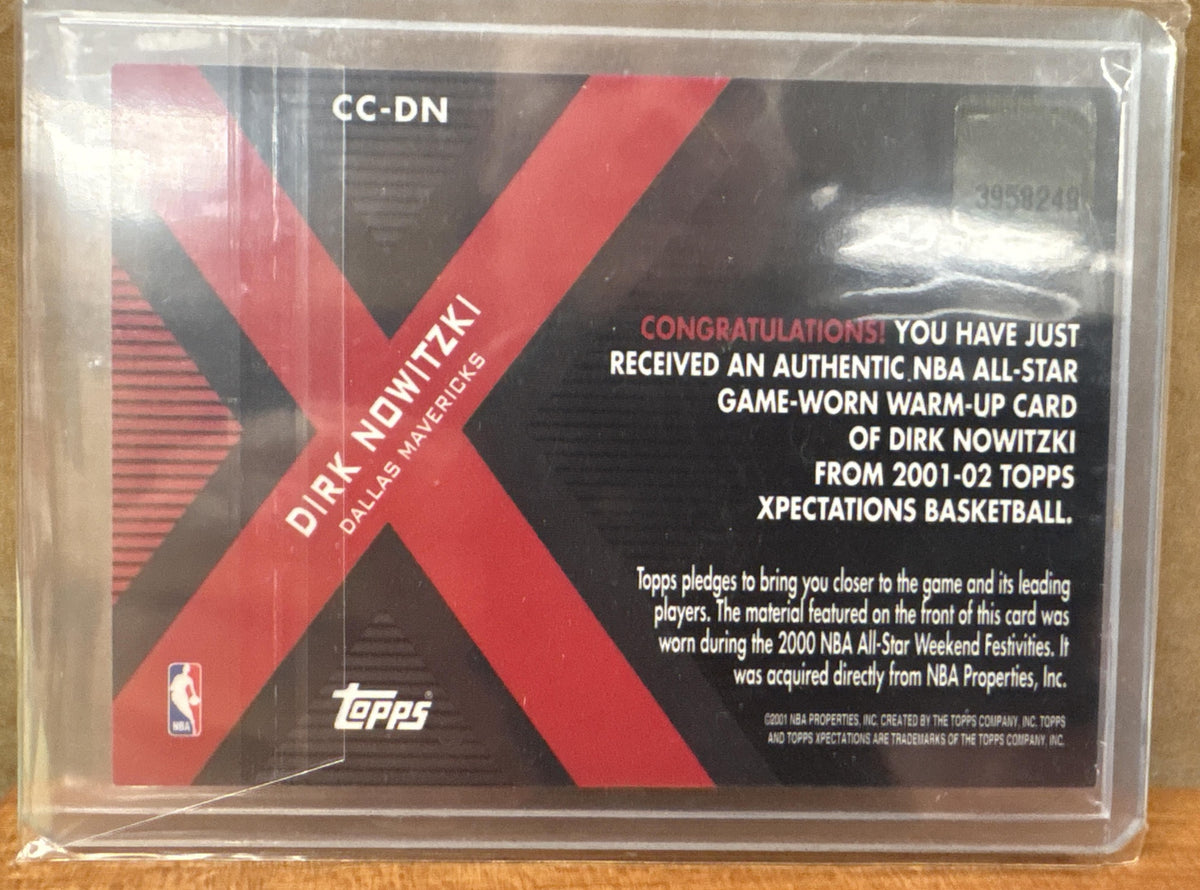2001-02 Topps Xpectations Dirk Nowitzki #CC-DN Class Challenge Mavericks
