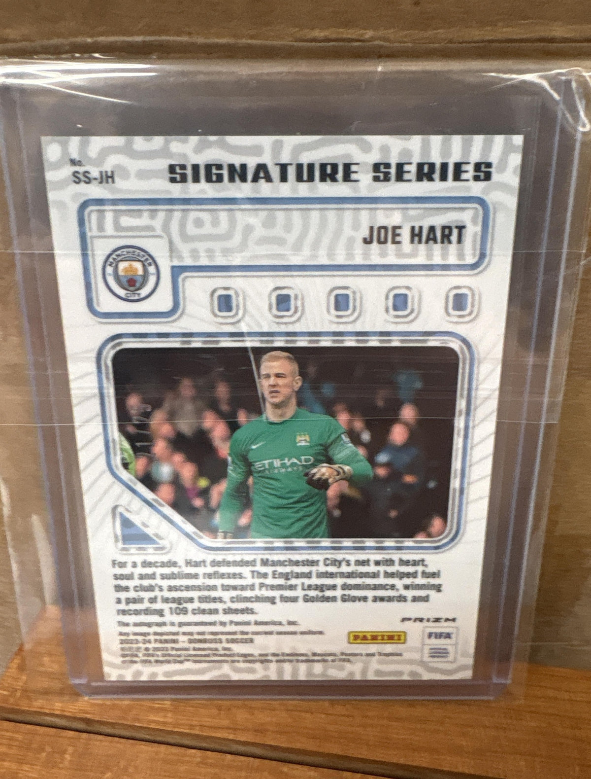2023-24 Panini Donruss Joe Hart #SS-JH Signature Series Auto Man City