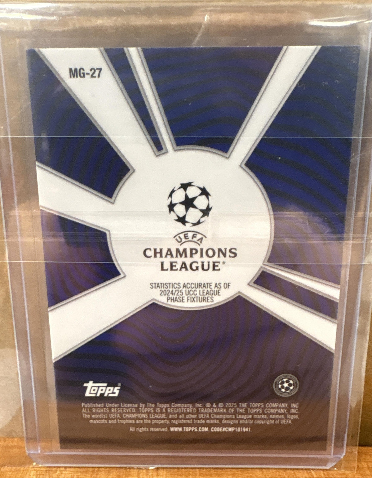 2024 Topps Merlin Chrome UEFA Club Comp Erling Haaland #MG-27 Merlin's Gamers
