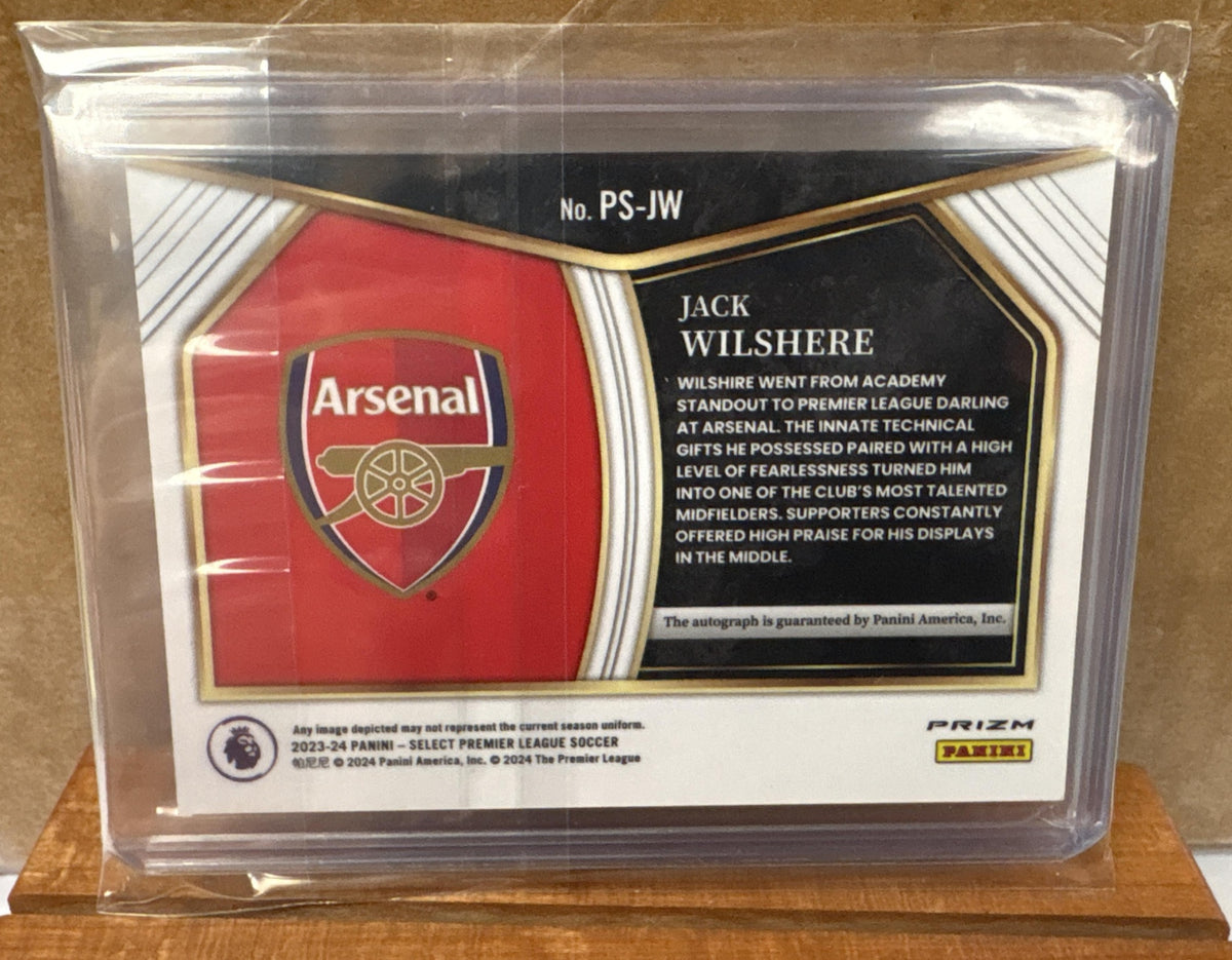 2023 Panini Select Premier League Jack Wilshere #PS-JW Pitchside Signatures Auto