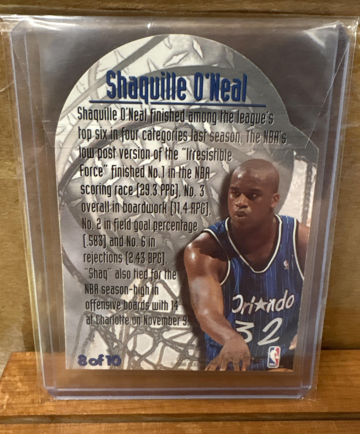 1995-96 Fleer Metal Shaquille O'Neal #215 Magic