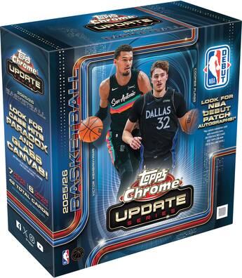 2025-26 Topps Chrome Update Basketabll Mega