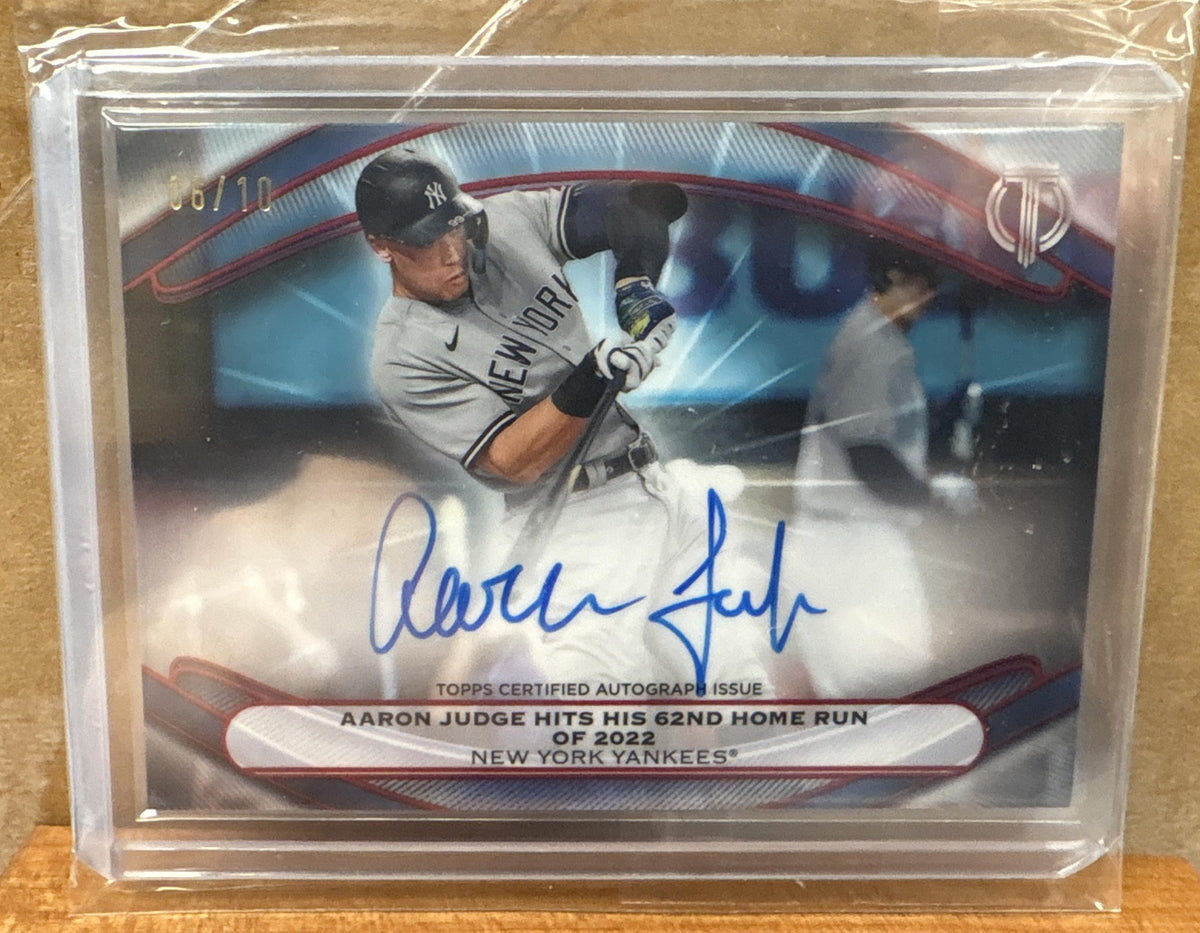 2025 Topps Tribute Judge/Kay #CTSDA-KJ Calling The Shot Dual Auto Red /10