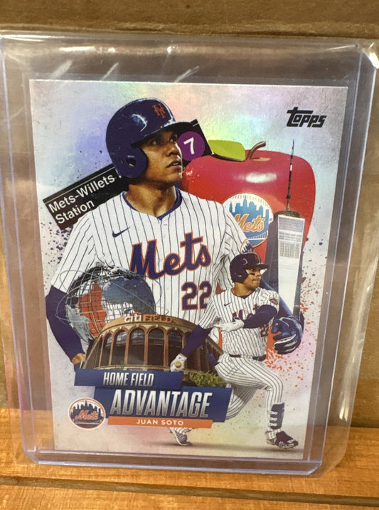 2025 Topps Juan Soto #HA-32 Homefield Advantage Mets