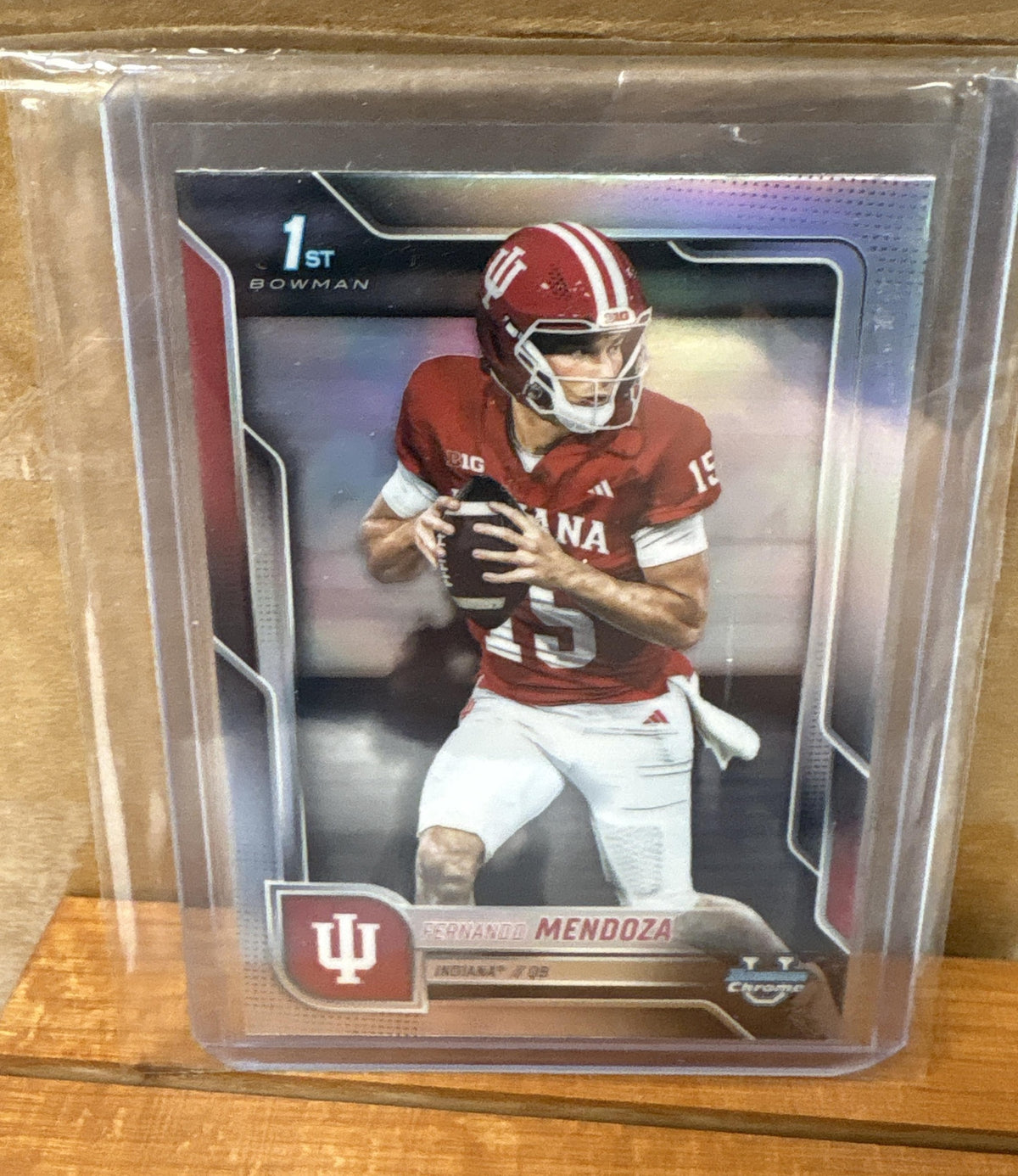 2025 Bowman Chrome University Fernando Mendoza #109 Stealth Refractor