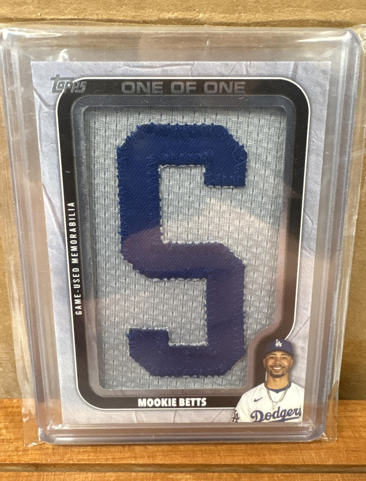 2024 Topps Mookie Betts #ITN-MB In the Name Relics 1/1 MEM Dodgers