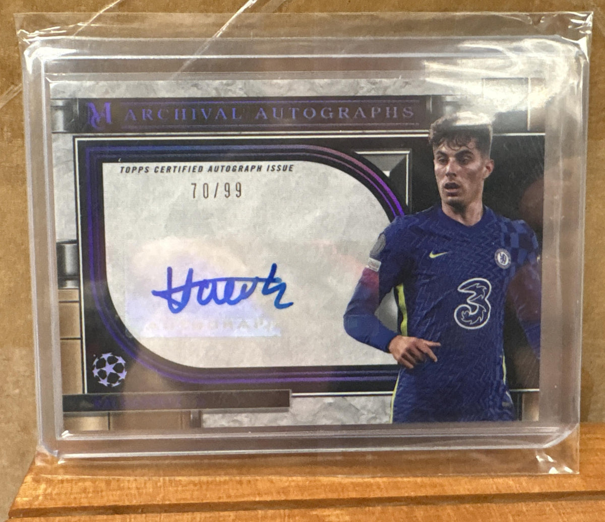 2021 Topps Museum Collection UEFA Kai Havertz #AA-KH Archival Auto Amethyst /99