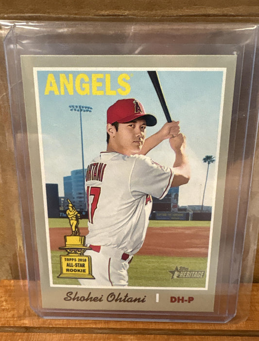 2019 Topps Heritage Shohei Ohtani #430 Super Rookie SP All-Star Angels