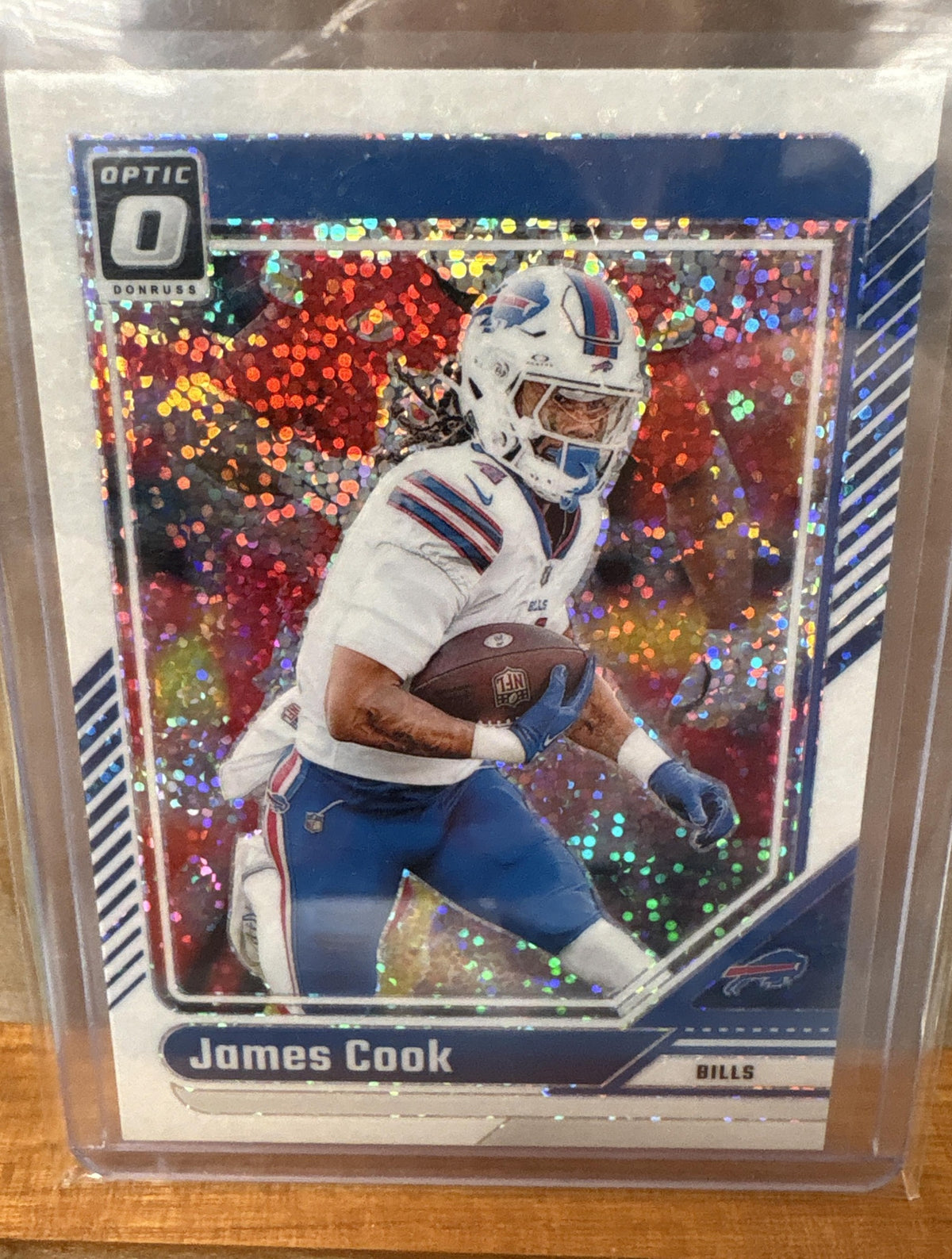 2024 Panini Donruss Optic James Cook #20 White Sparkle Bills