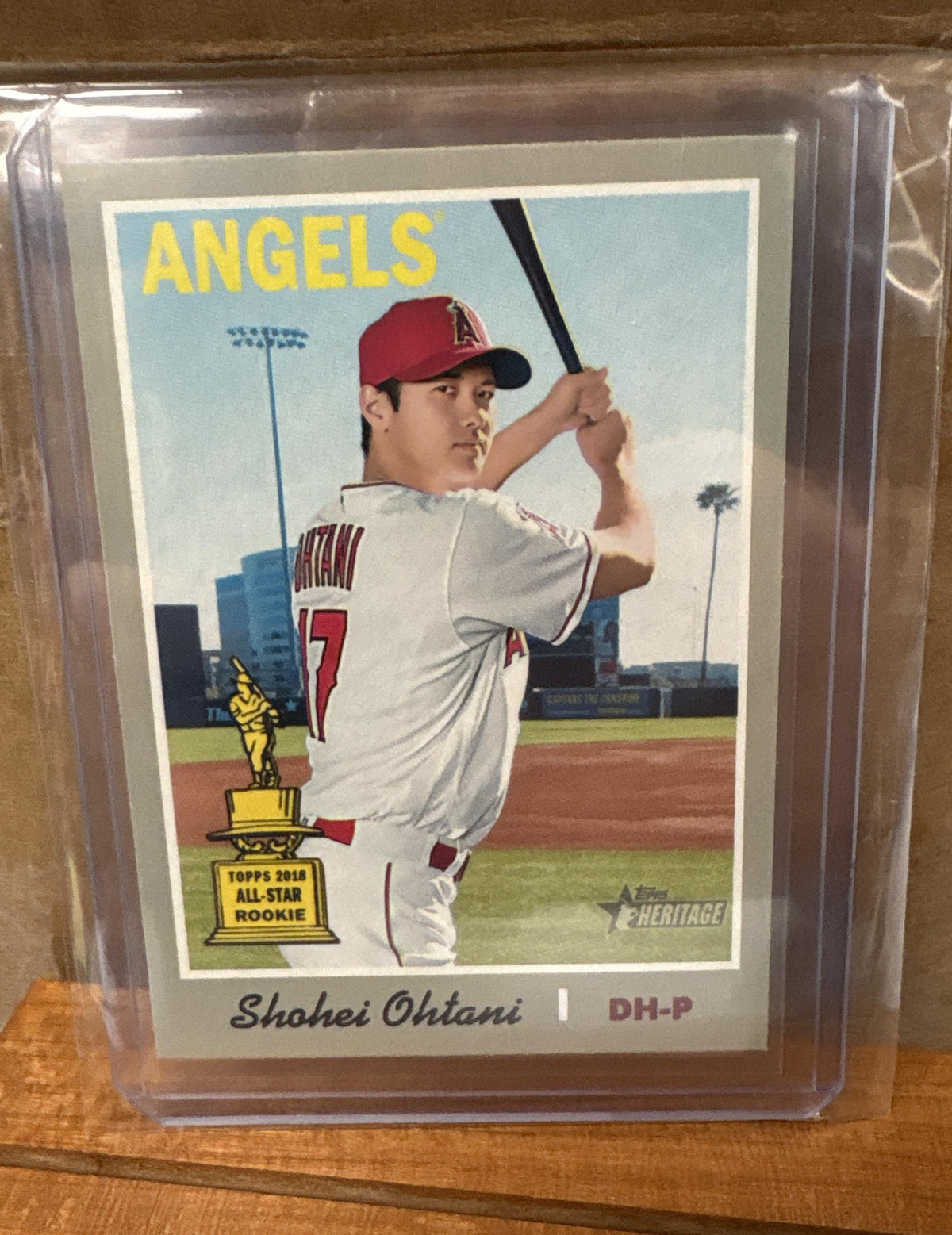 2019 Topps Heritage Shohei Ohtani #430 Super Rookie SP All-Star Angels