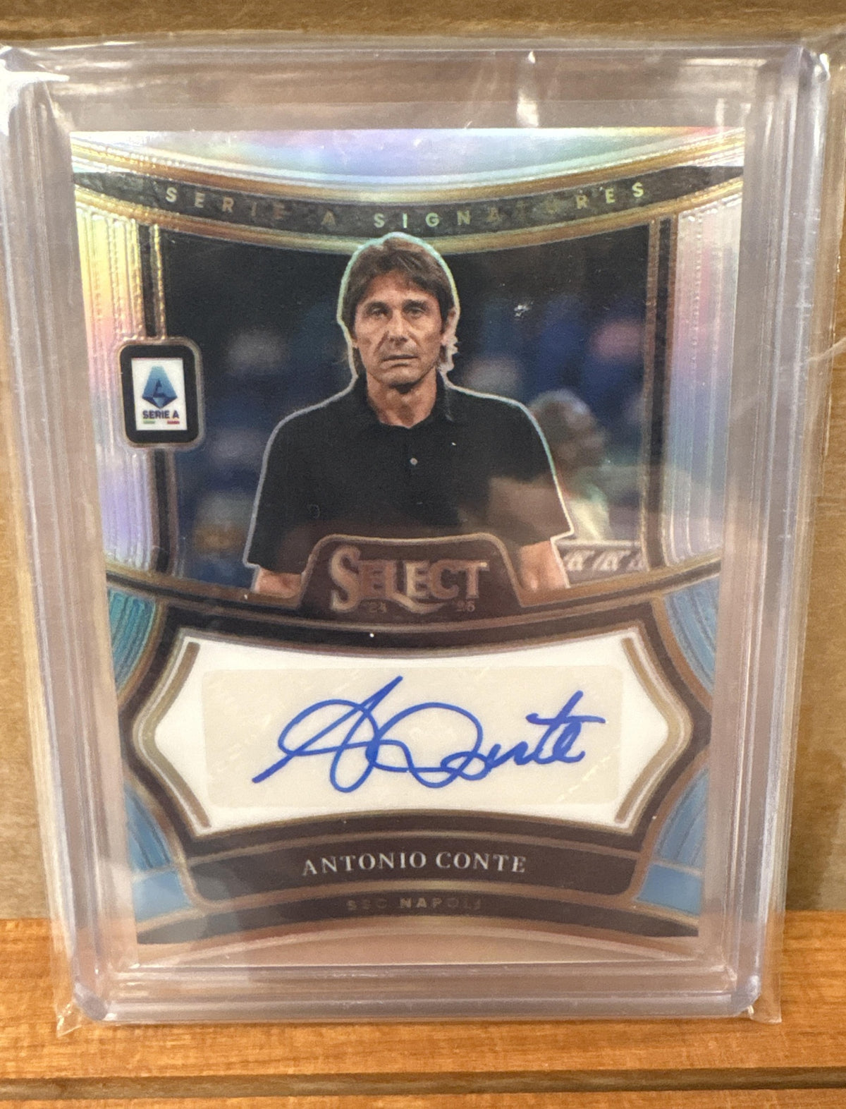 2024-25 Panini Select Serie A Antonio Conte #SS-AC Signatures Auto Napoli