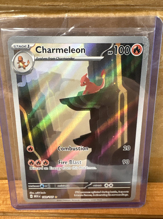 2023 Pokemon SV 151 Charmeleon #169/165 Illustration Rare