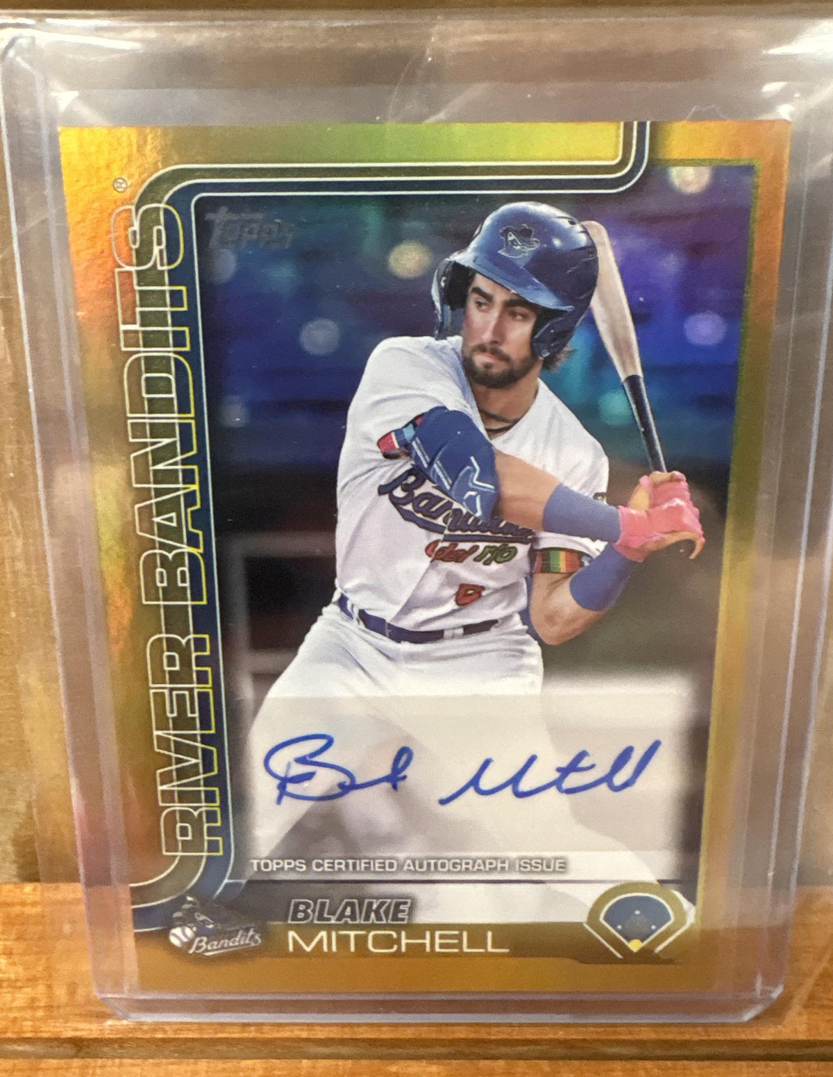 2025 Topps Pro Debut Blake Mitchell #PD-90 Auto Gold Foil 24/50
