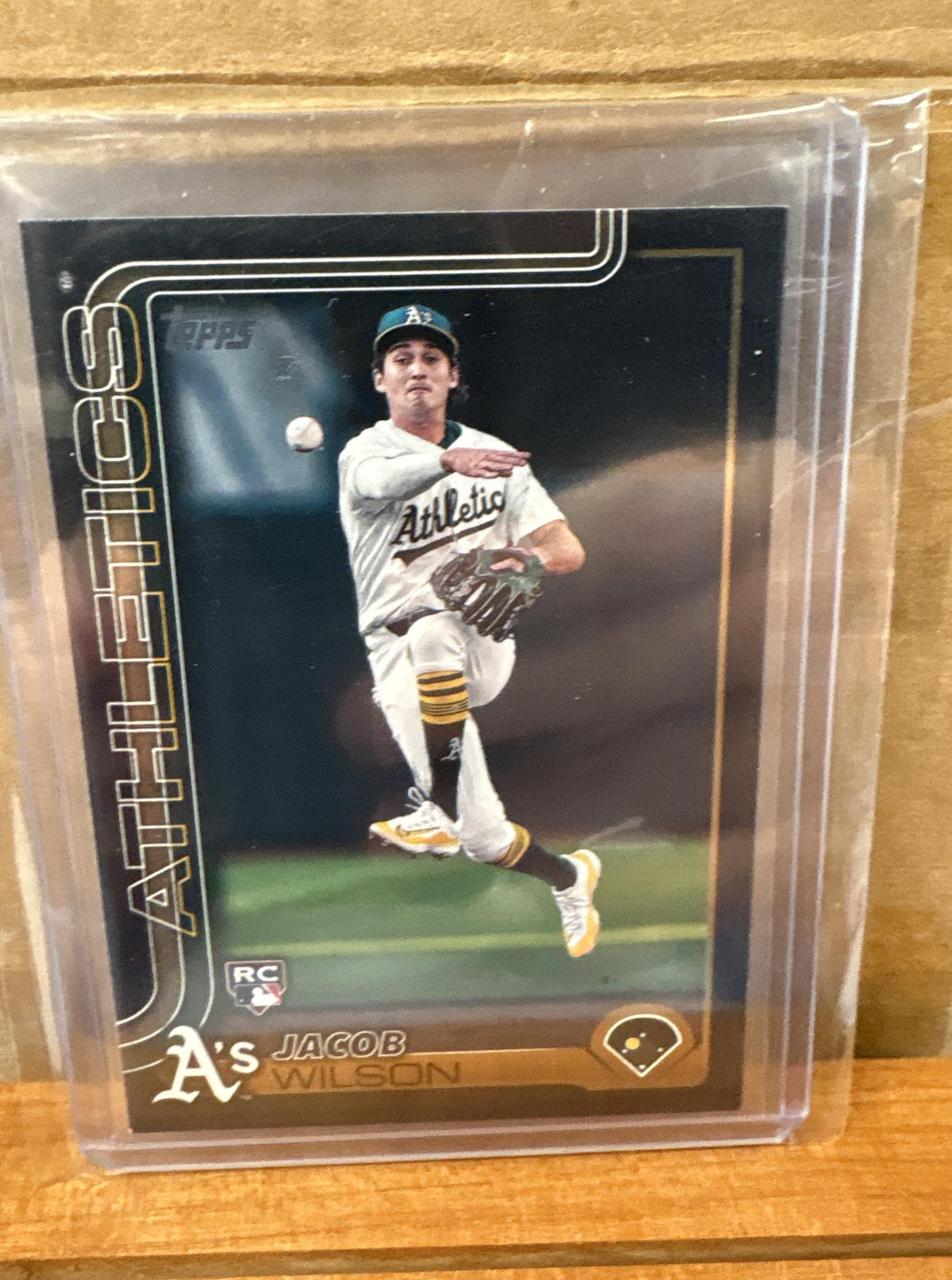 2025 Topps Jacob Wilson #314 Black 34/74 RC Athletics