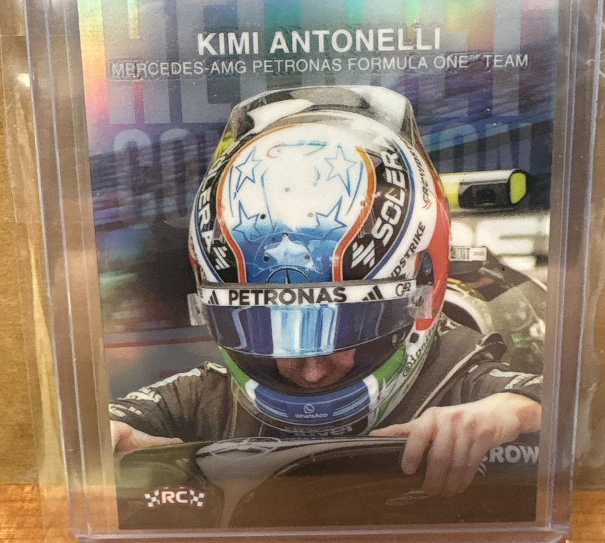 2025 Topps Chrome F1 Kimi Antonelli #HC-1 Helmet Collection
