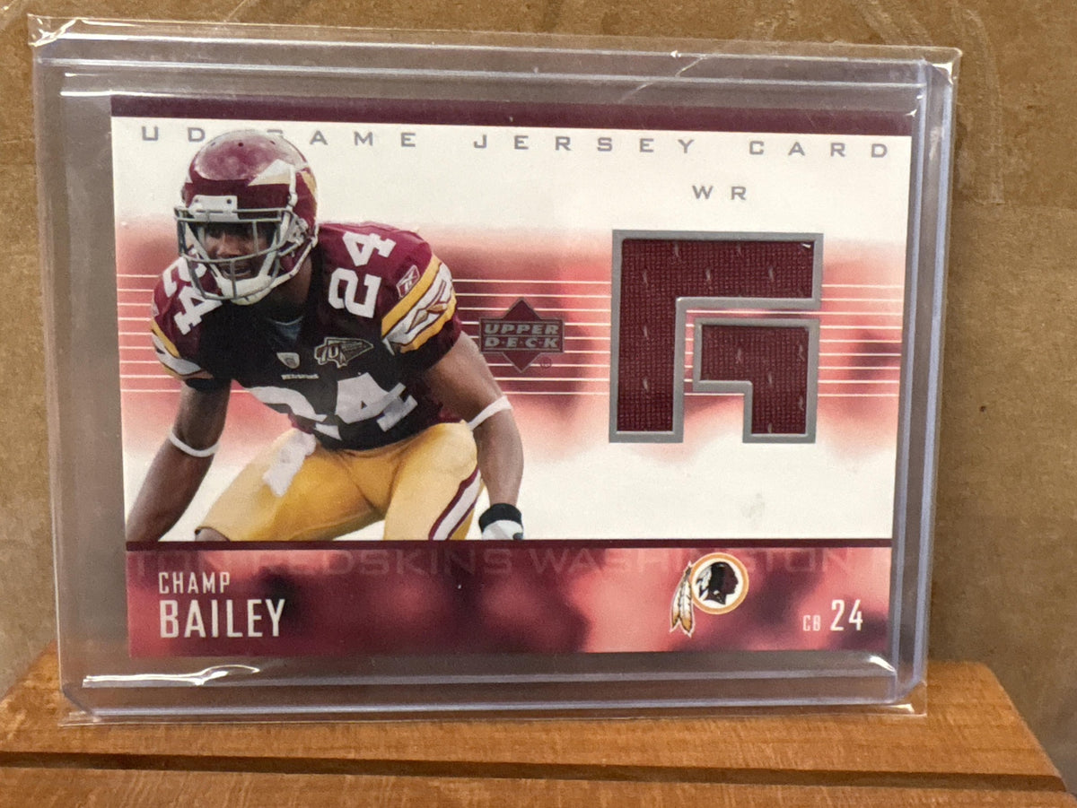 2003 Upper Deck Champ Bailey #GJ-CB UD Game Jerseys Redskins