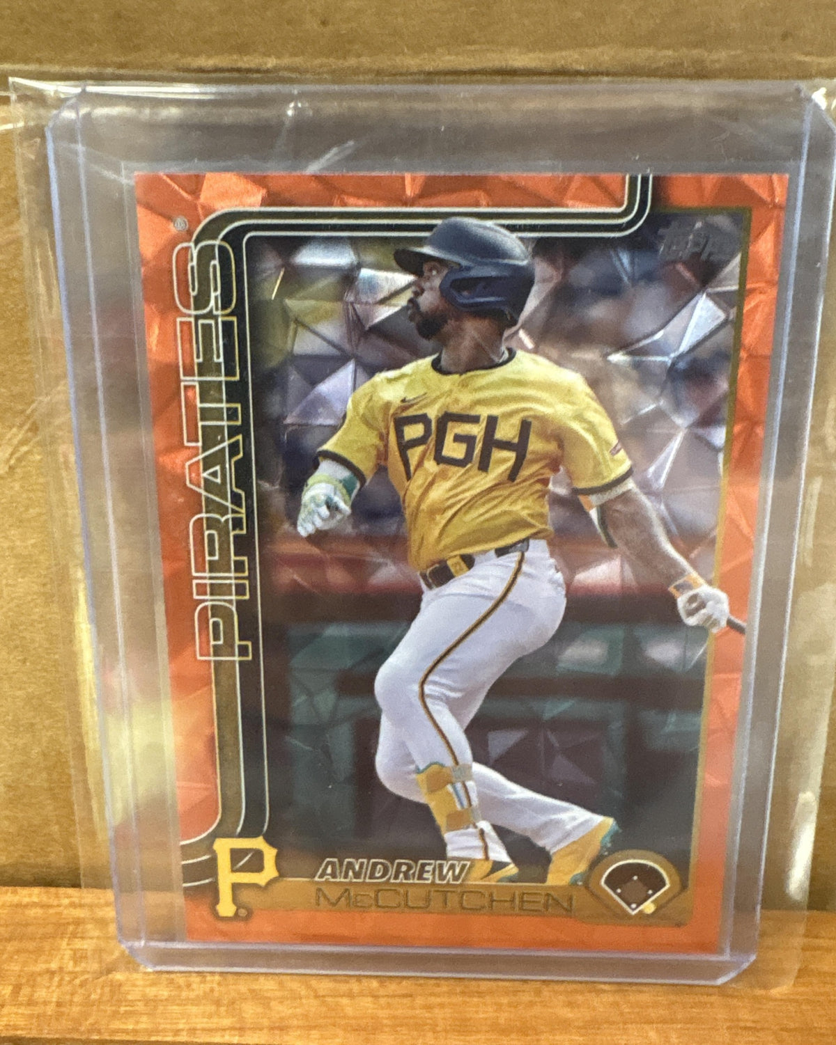 2025 Topps Andrew McCutchen #42 Orange Diamante 5/25 Pirates