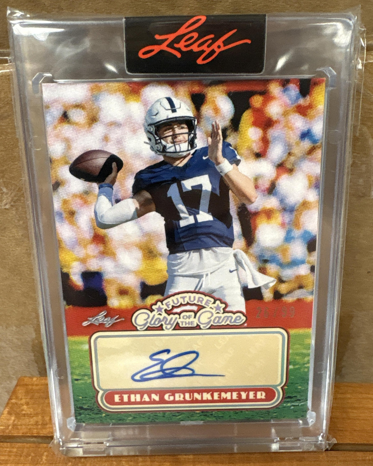 2025 Leaf Glory of the Game Ethan Grunkemeyer #FG-EG1 /99 Auto