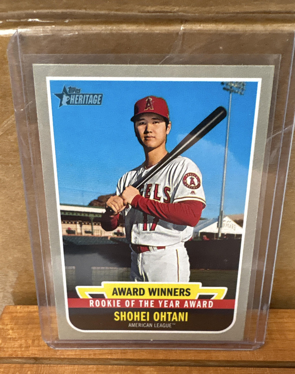2019 Topps Heritage Shohei Ohtani #AW-5 Award Winners Angels