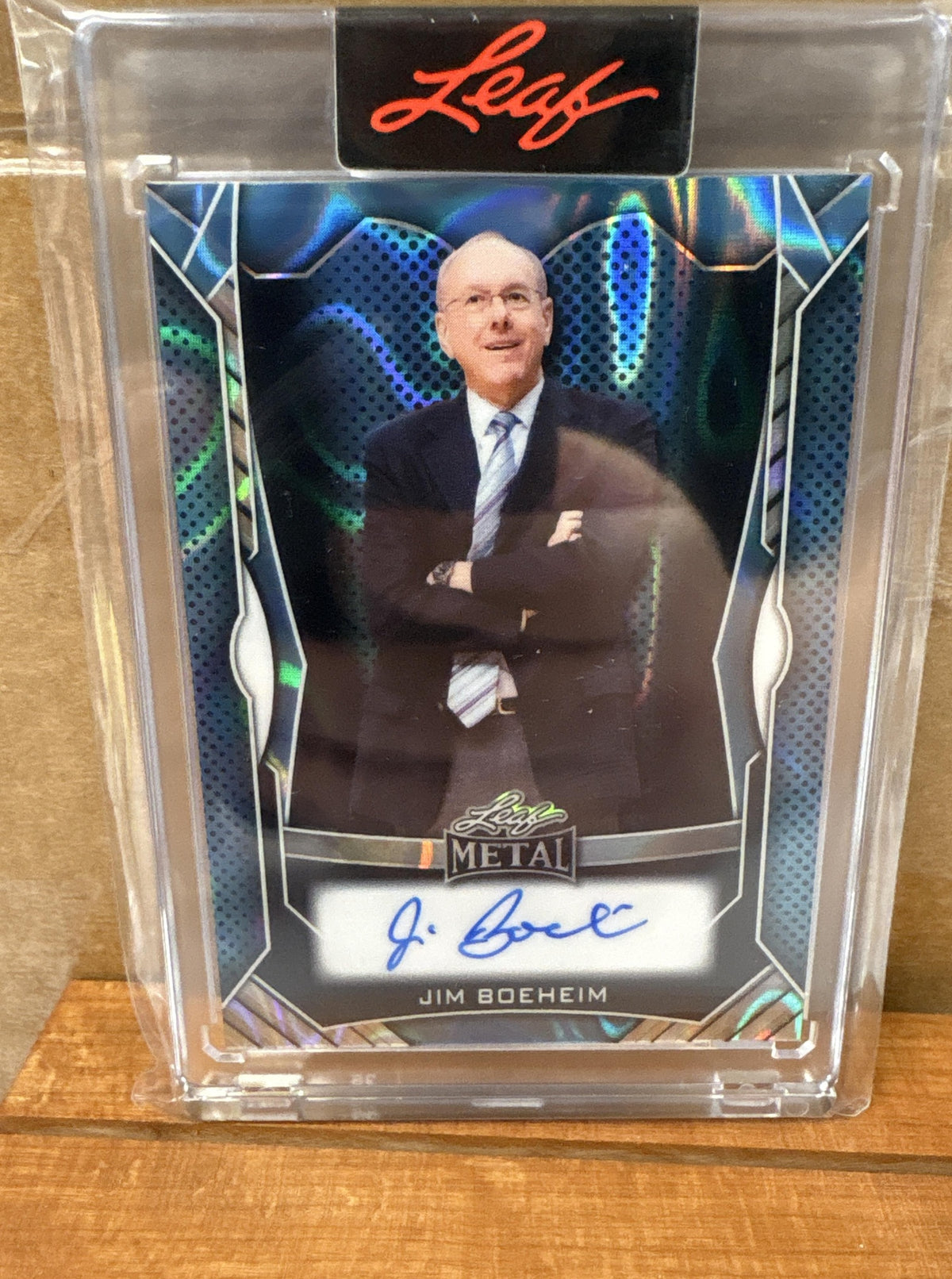 2025 Leaf Metal Authentics Jim Boeheim #BA-JB1 Auto 1/1