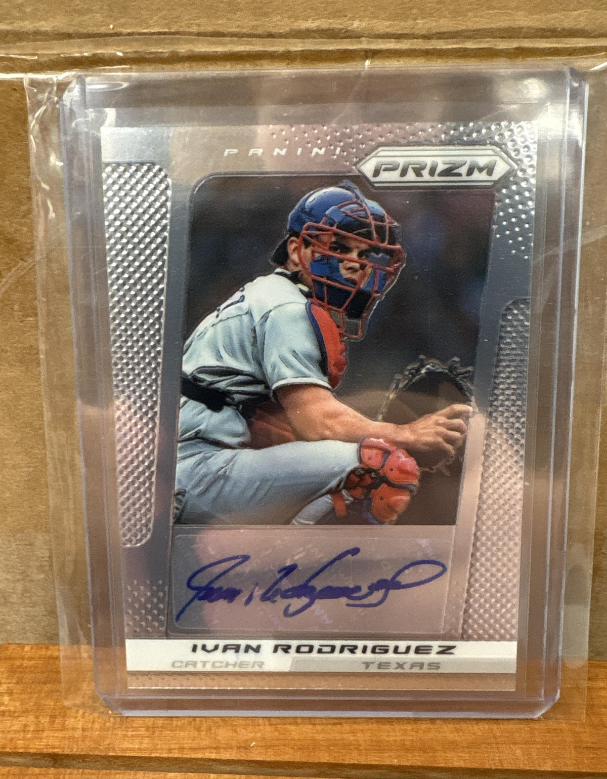 2013 Panini Prizm Ivan Rodriguez #IR Auto Rangers