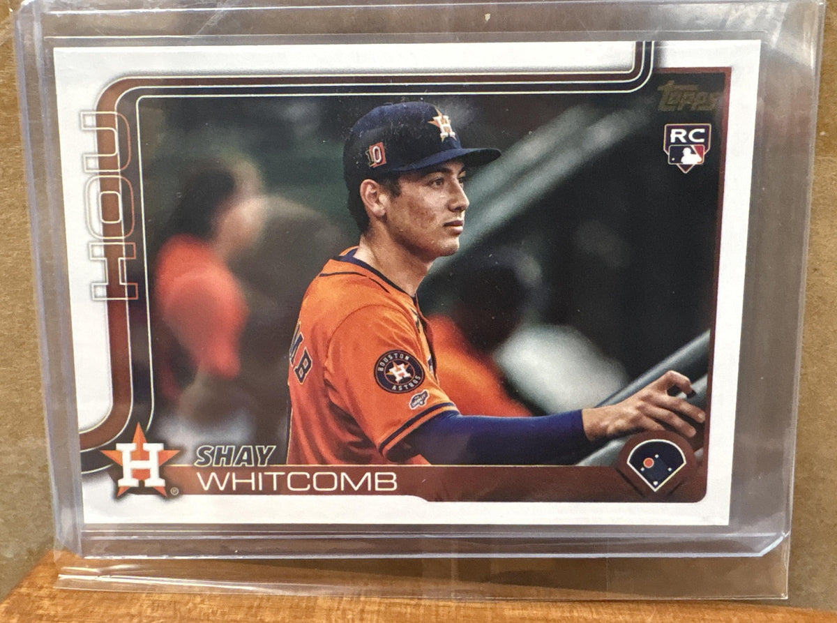 2025 Topps Shay Whitcomb #87 Golden Mirror Variation SSP RC Astros