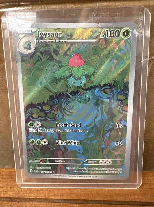 2023 Pokemon SV 151 Ivysaur #167/165 Illustration Rare