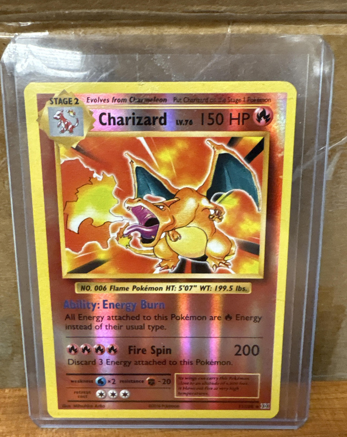2016 Pokemon XY Evolutions Charizard #11/108 Reverse Holo