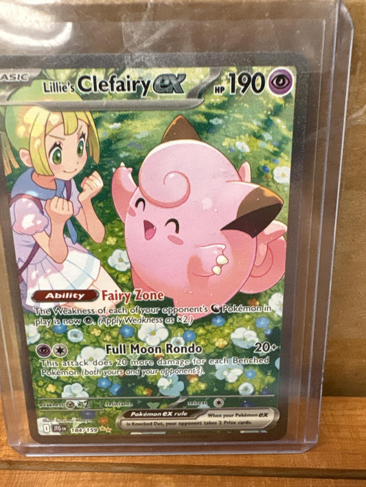 2025 Pokemon Journey Together Lillie's Clefairy ex #184/159