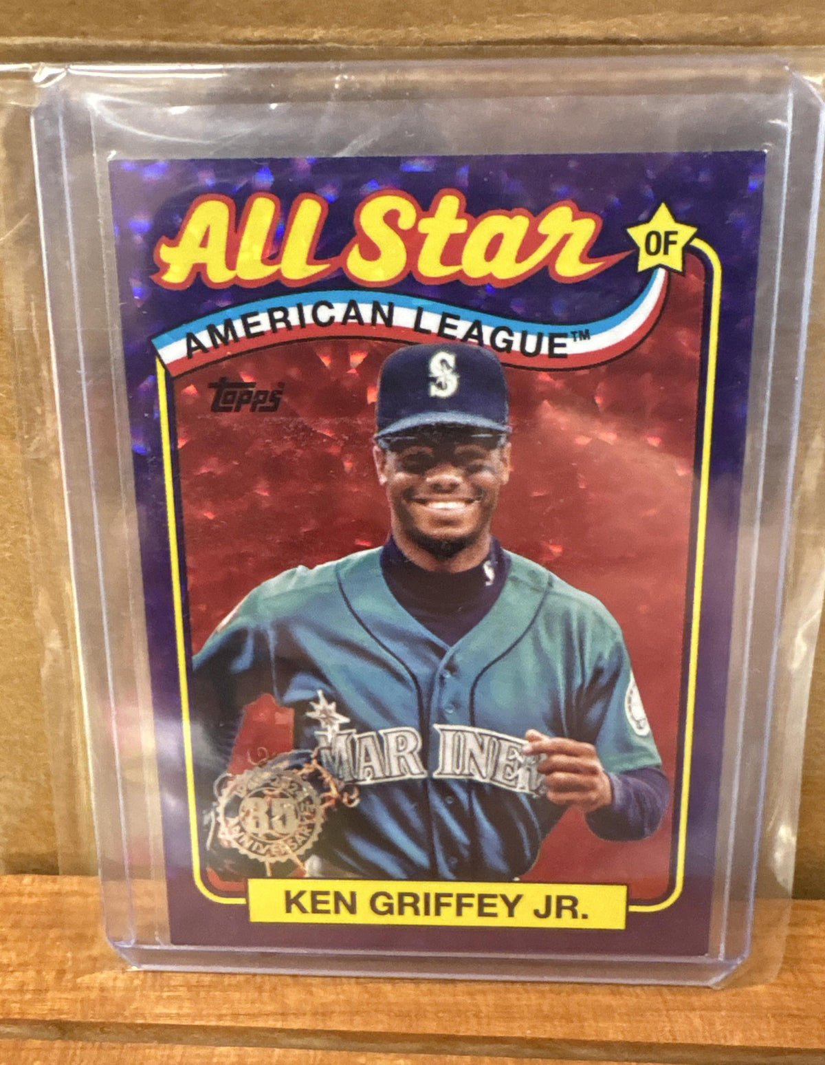 2024 Topps Ken Griffey Jr. #89ASB-16 1989 Baseball All Stars Purple Foil /75