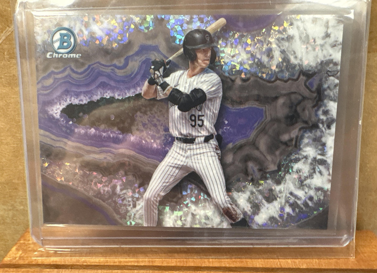 2025 Bowman Charlie Condon #BWC-7 Crystallized Chrome Rockies