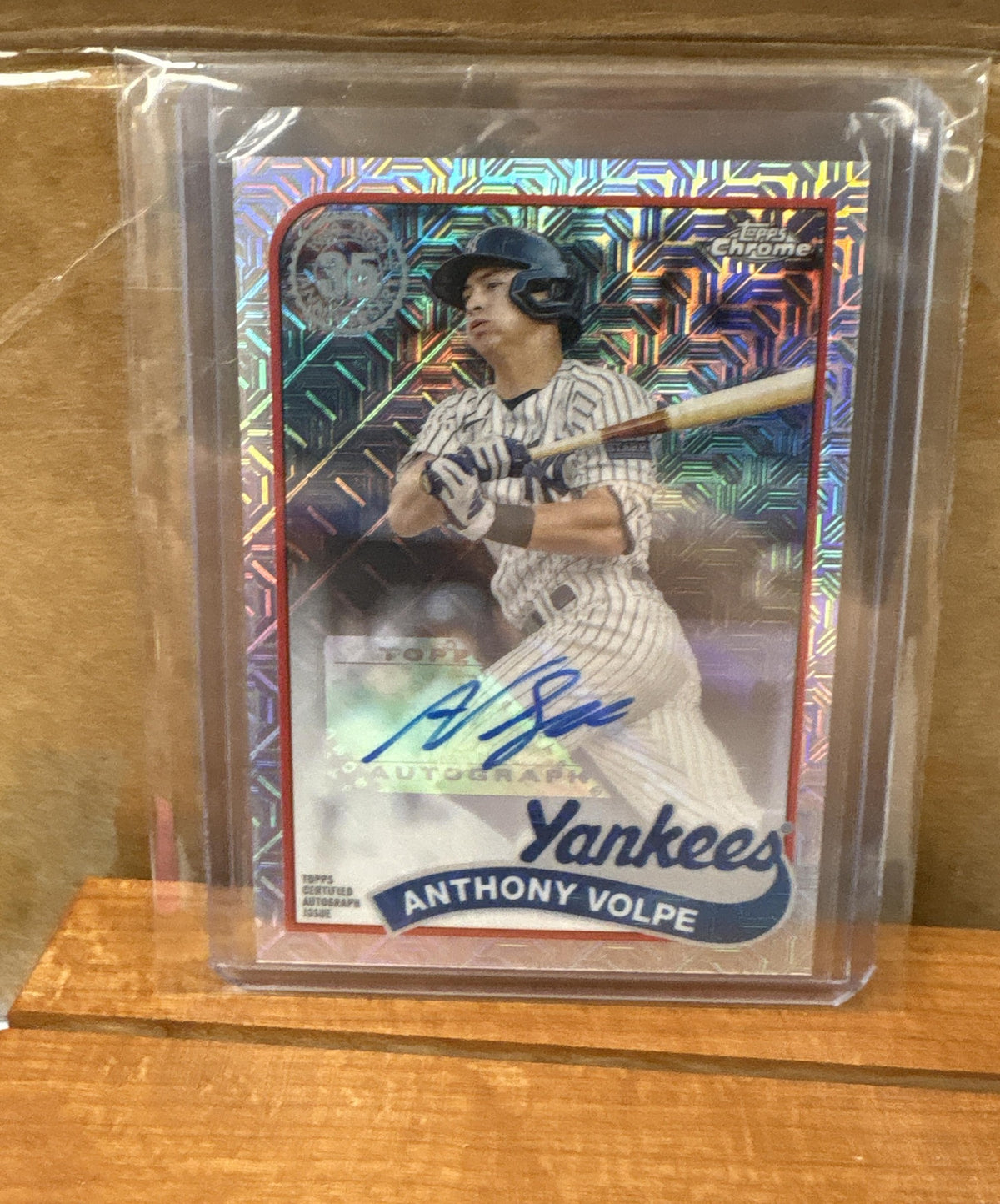 2024 Topps Chrome Anthony Volpe #2T89c-7 Mojo Auto