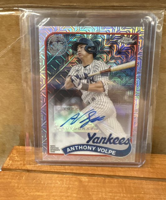 2024 Topps Chrome Anthony Volpe #2T89c-7 Mojo Auto