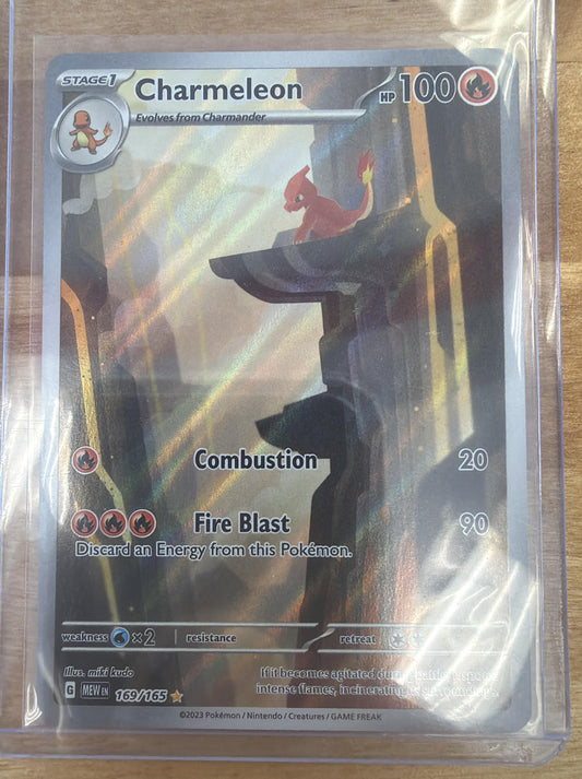 2023 Pokemon SV 151 Charmeleon #169/165 Illustration Rare